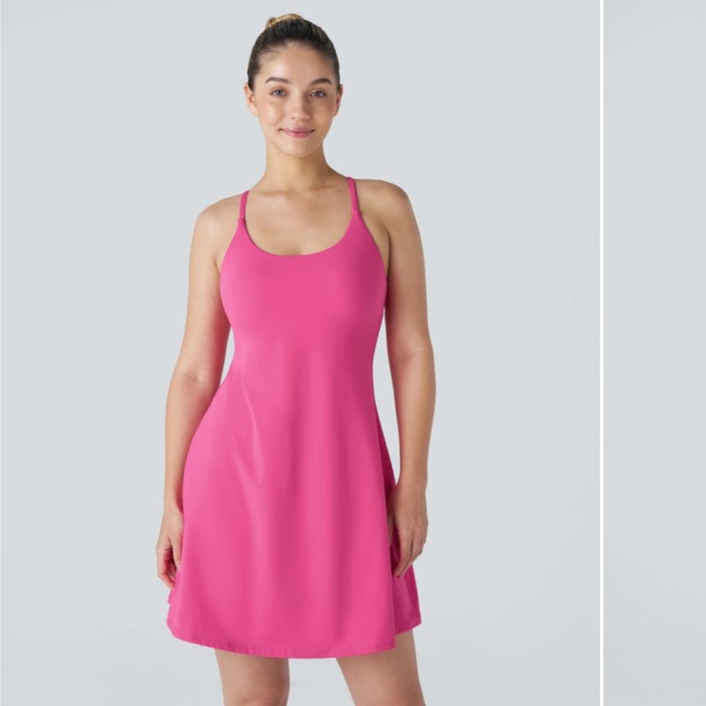 Halara Pink Women's Tennis Dress